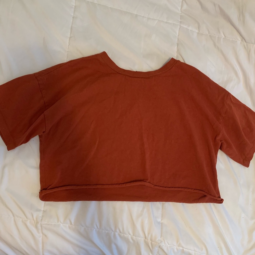 Forever 21 Dark Orange Croptop